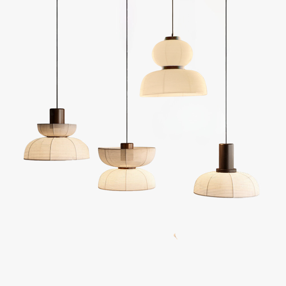 Ritta Retro Design LED Lampada a Sospensione 4 Stile Tessuto Metallo Soggiorno/Camera da Letto