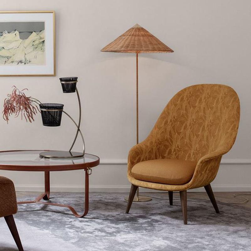 Ritta Moderne LED Lampade da Terra Metallo/Legno Bianco Salotto Semplice