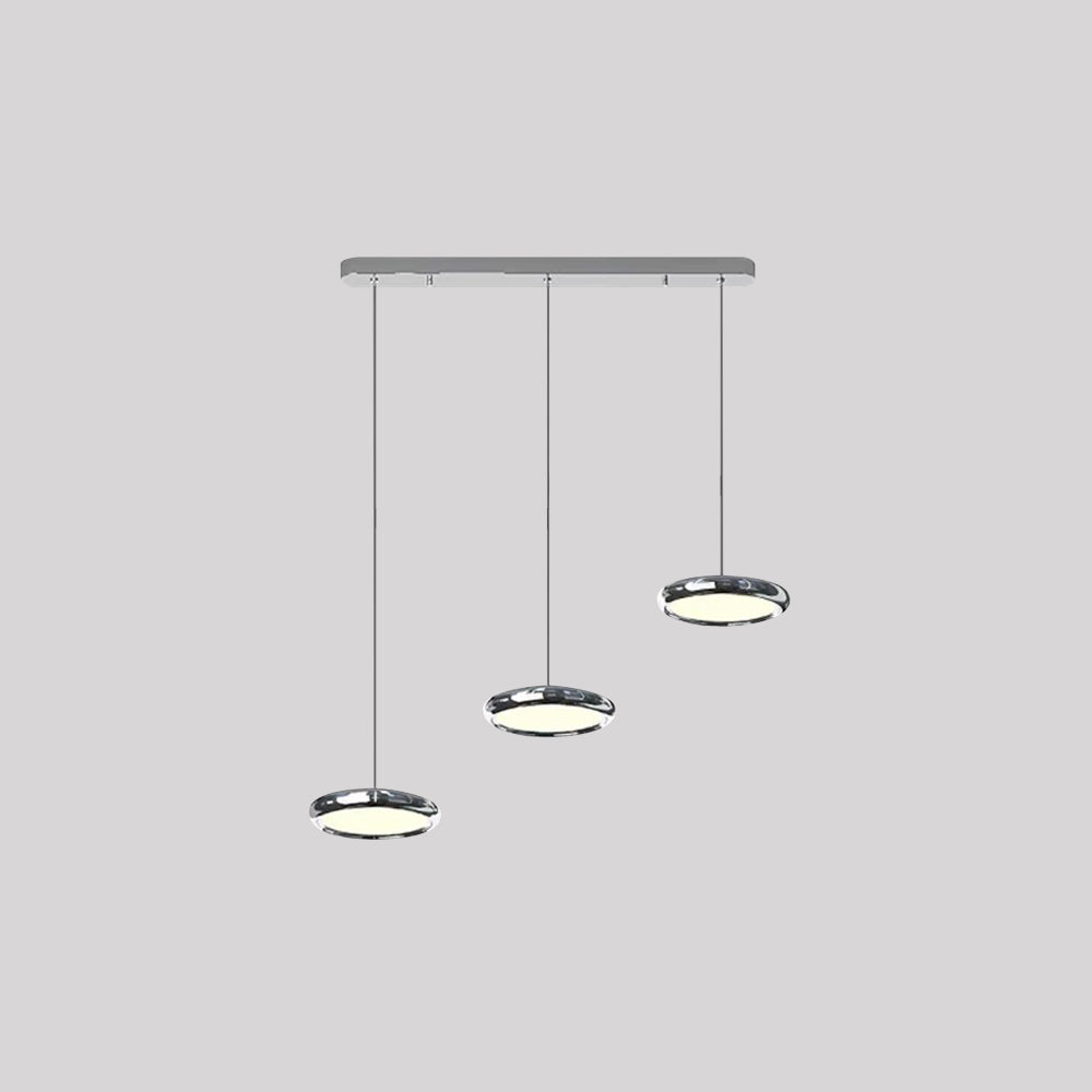 Arisha Minimalista LED Lampade a Sospensione Metallo Argento/Oro/Rosa Circolare Soggiorno/Camera da Letto/Sala da Pranzo