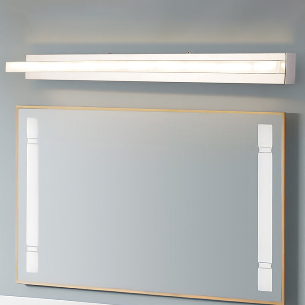 Arisha Moderni LED Applique Bianco Rettangolare Bagno Specchio Anteriore