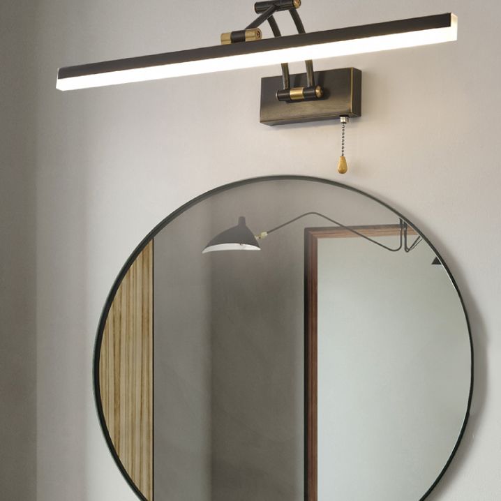 Arisha Moderni LED Applique Lineare Metallo Nero Soggiorno/Camera da Letto/Bagno