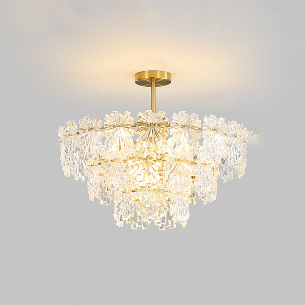 Marilyn Moderno LED Lampade a Sospensione Metallo/Vetro Oro Elegante Trasparente Cristalli di Ghiaccio Soggiorno/Camera da Letto