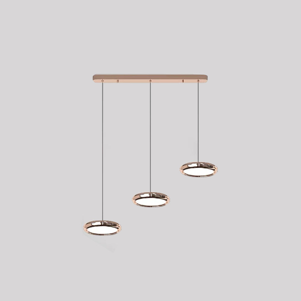 Arisha Minimalista LED Lampade a Sospensione Metallo Argento/Oro/Rosa Circolare Soggiorno/Camera da Letto/Sala da Pranzo
