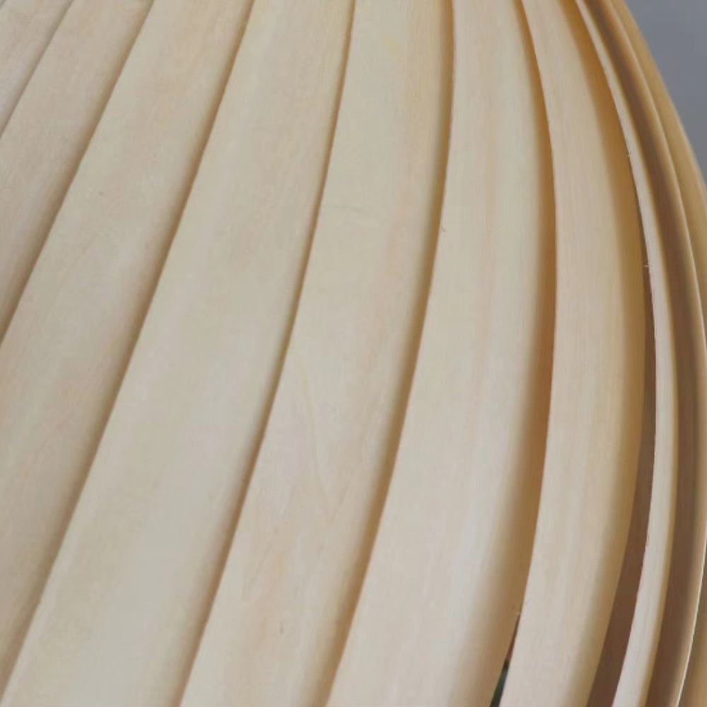 Ritta Moderno LED Conchiglia Decorativo Lampade a Sospensione Metallo Legno Soggiorno/Camera da Letto