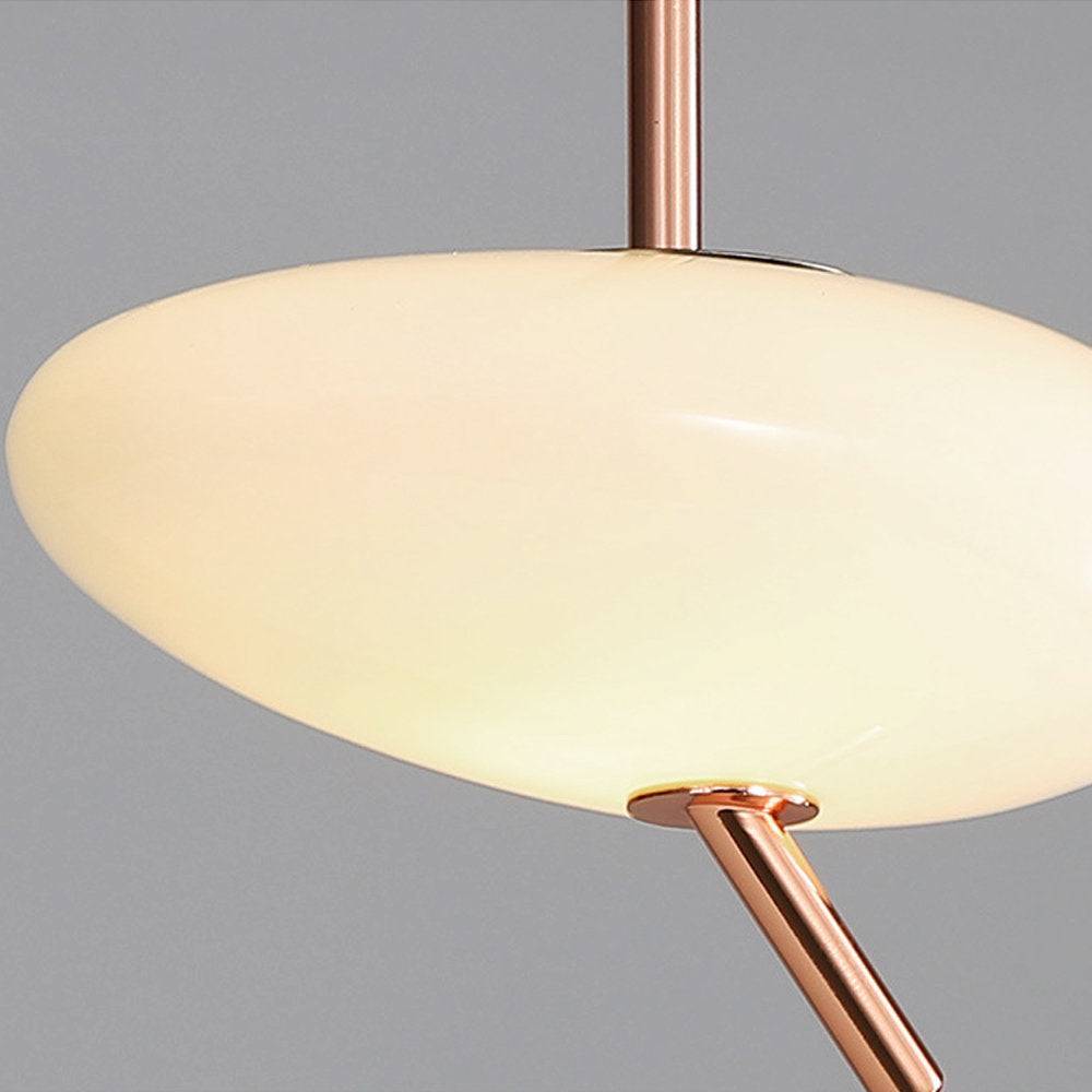 Valentina Moderno Pebbles Acrilico Metallo Lampade a Sospensione Soggiorno