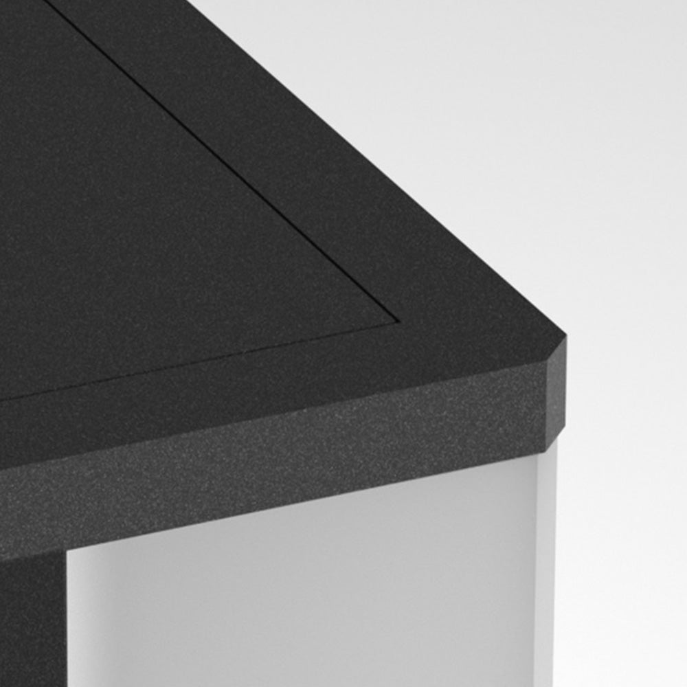 Ray Moderno LED Quadrato Metallo Lampade da Esterno Nero