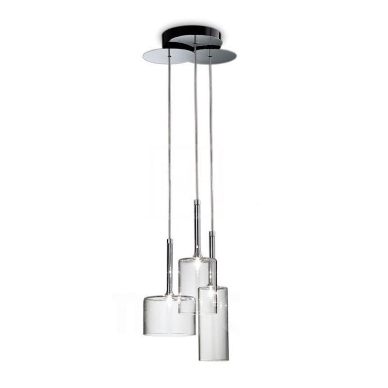 Kristy Moderne Geometrica Metallo/Vetro Lampade a Sospensione Trasparente Camera da Letto