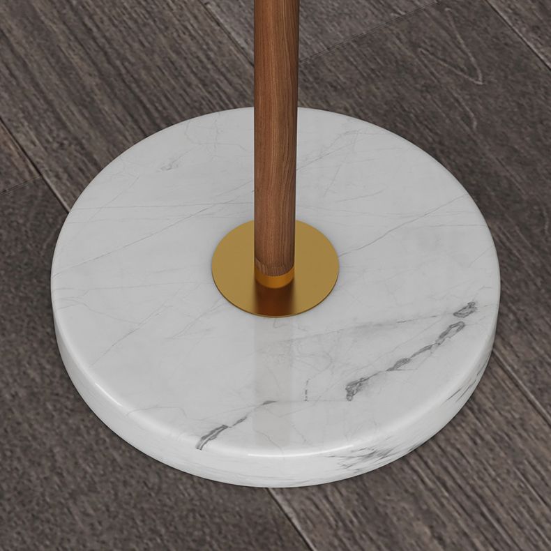 Muto Moderno Minimalista Plissettato Lampade da Terra Metallo Marmo