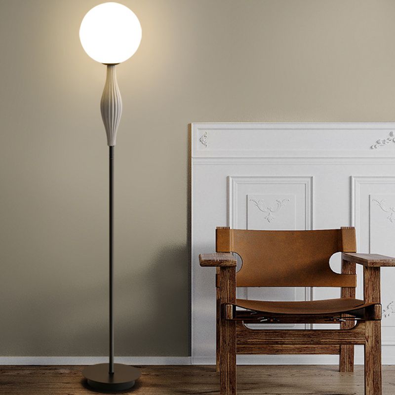 Valentina Design LED Lampade da Terra Bubble Metallo/Vetro Camera da Letto