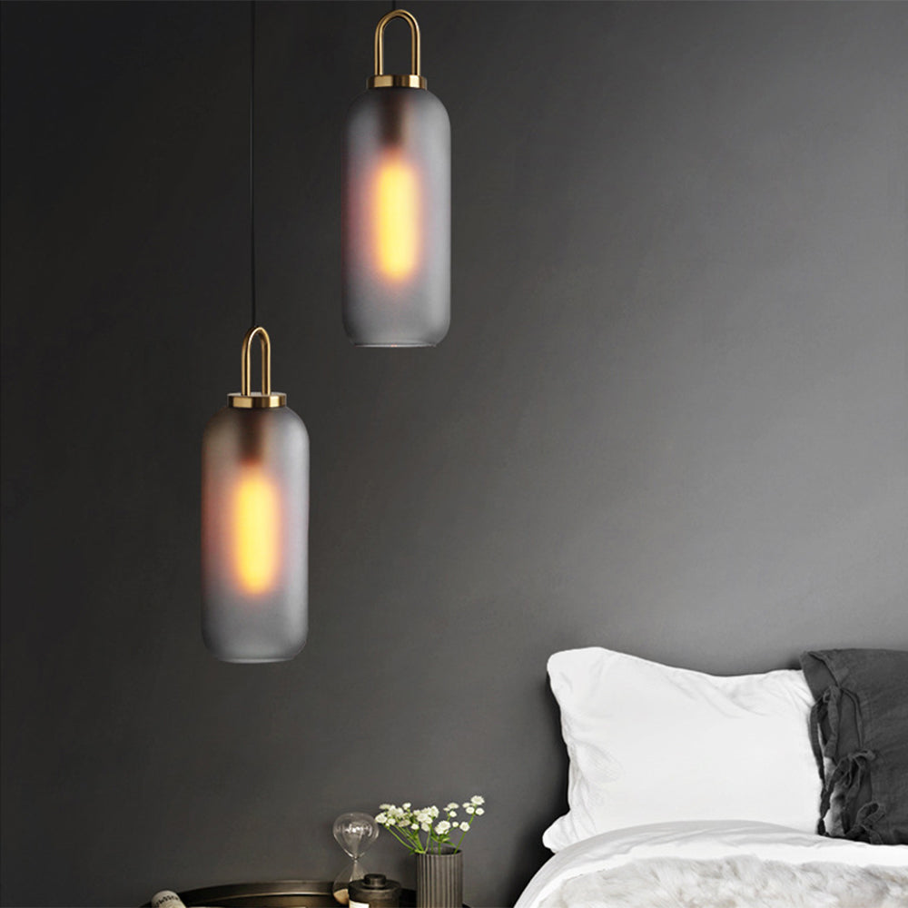 Valentina Moderno LED Lampade a Sospensione Cancella Vetro Cilindro Soggiorno/Camera da Letto