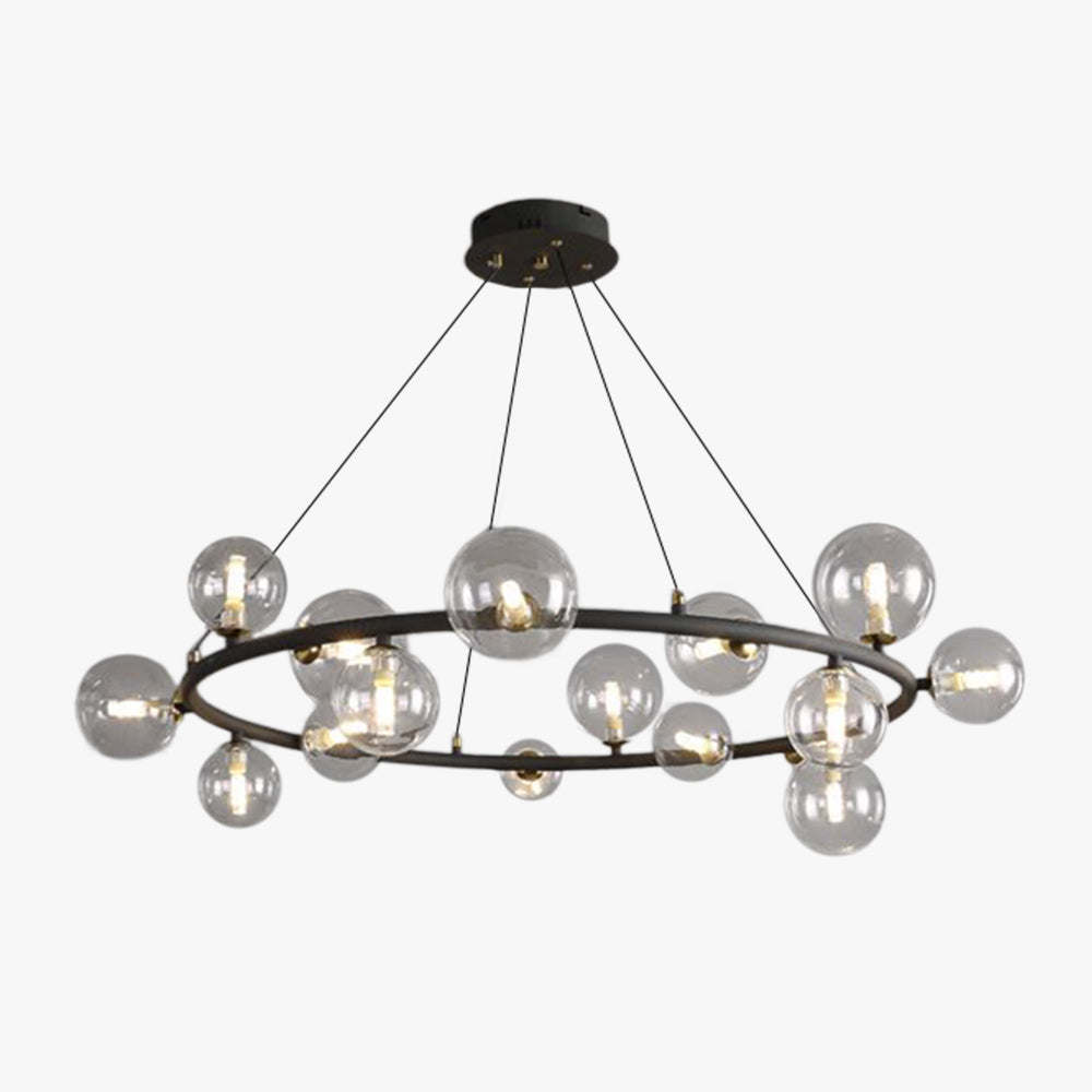 Valentina Moderno Minimalismo LED Lampade a Sospensione Metallo Vetro Oro/Nero Soggiorno/Camera da Letto/Sala da Pranzo