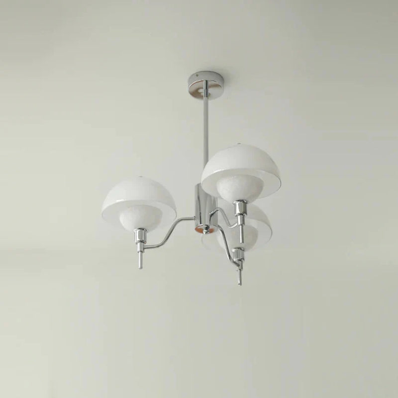 Valentina Moderno Metallo Vetro Sospensione Bianco Beige Camera da letto Soggiorno