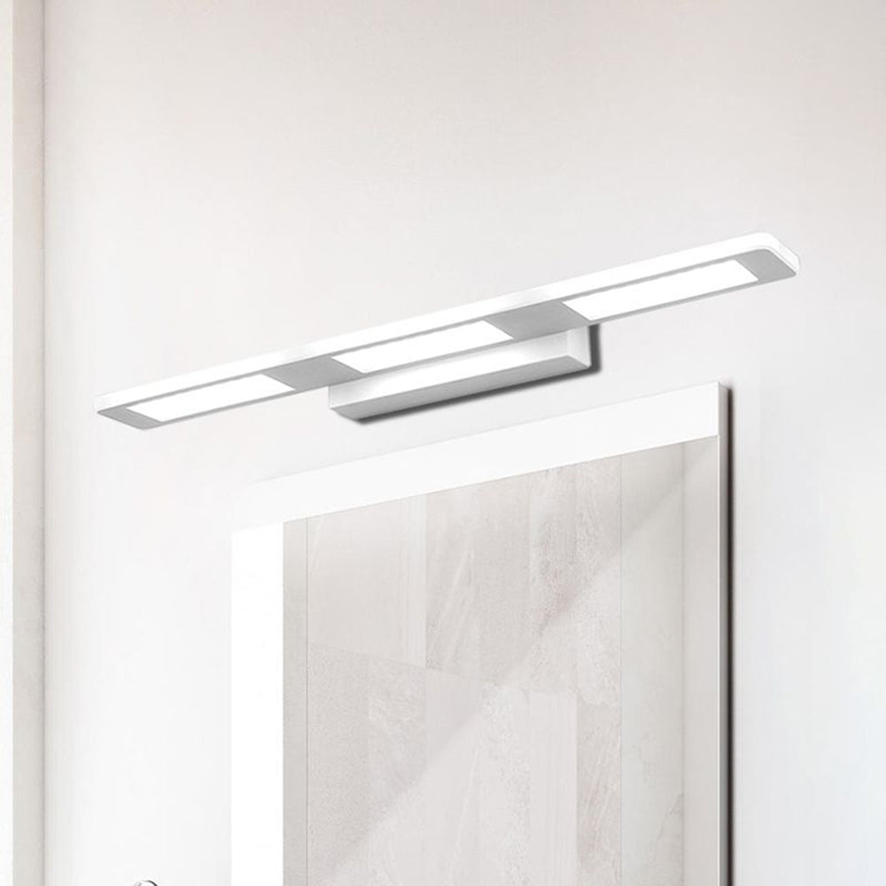 Arisha Moderno LED Applique Molto Luminose Rettangolare Metallo Acrilico Bianco Bagno/Soggiorno/Camera da Letto
