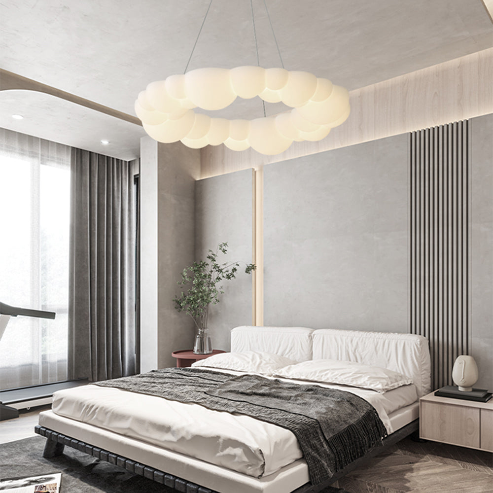 Arisha Moderne LED Plafoniere Telecomando Dimmable Metallo/Acrilico Bianco Soggiorno