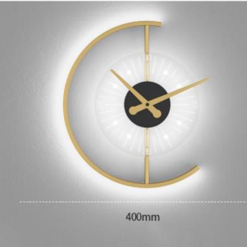 Arisha Moderno LED Applique Orologio Minimalismo Design Metallo Soggiorno/Camera da Letto