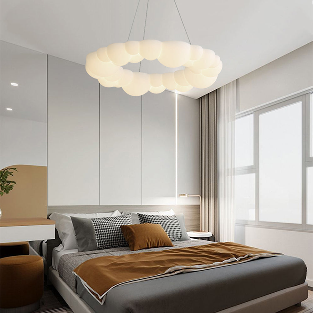 Arisha Moderne LED Plafoniere Telecomando Dimmable Metallo/Acrilico Bianco Soggiorno