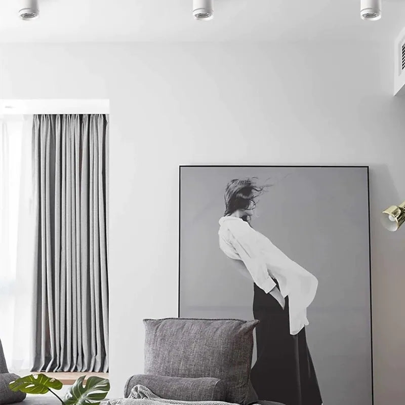 Arisha Moderna LED Minimalismo Piccolo Plafoniera Metallo Bianco/Nero Camera da Letto/Soggiorno