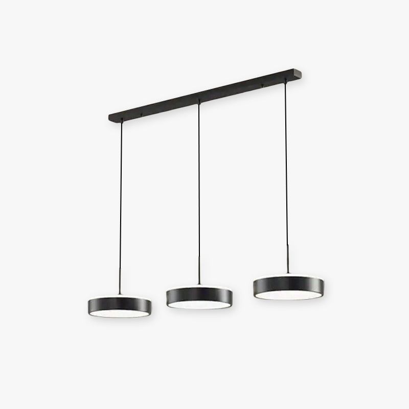 Arisha Moderni LED Lampade a Sospensione Metallo/Acrilico Nero/Oro Bar/Cucina