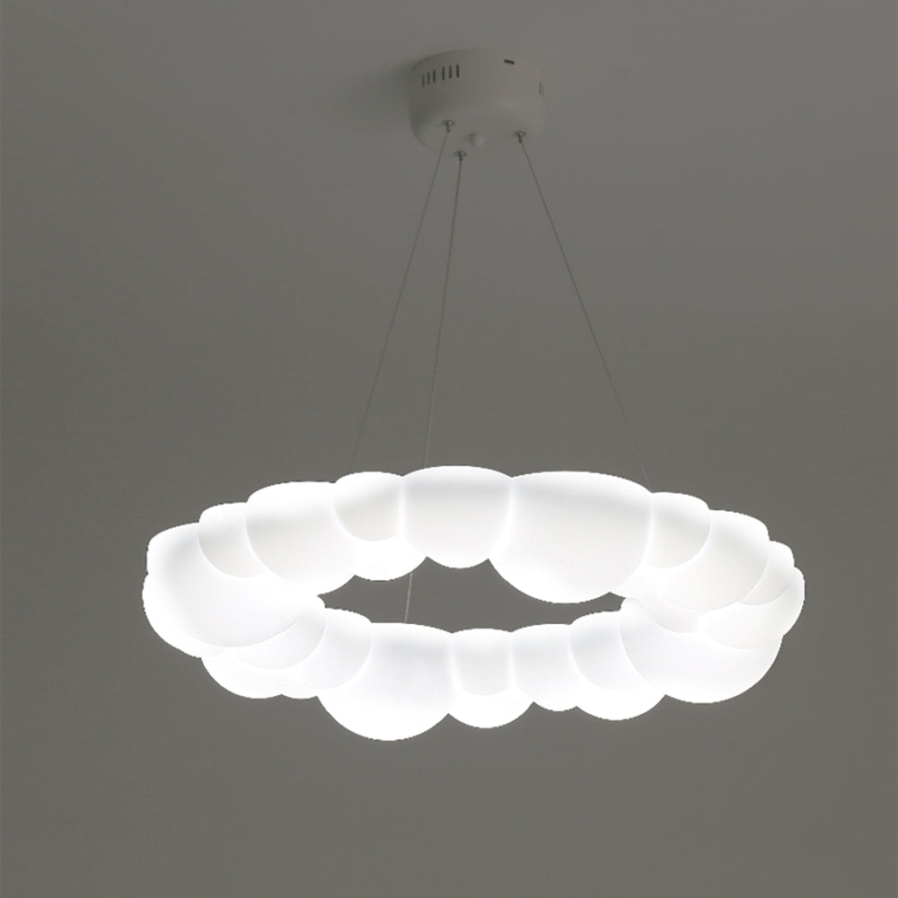 Arisha Moderne LED Plafoniere Telecomando Dimmable Metallo/Acrilico Bianco Soggiorno