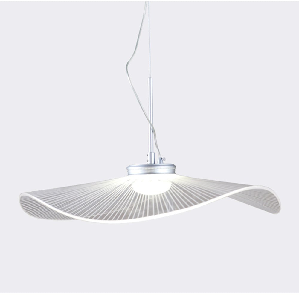 Arisha Lampada a Sospensione Forma Metallo Bianco Designer Lotus Foglia