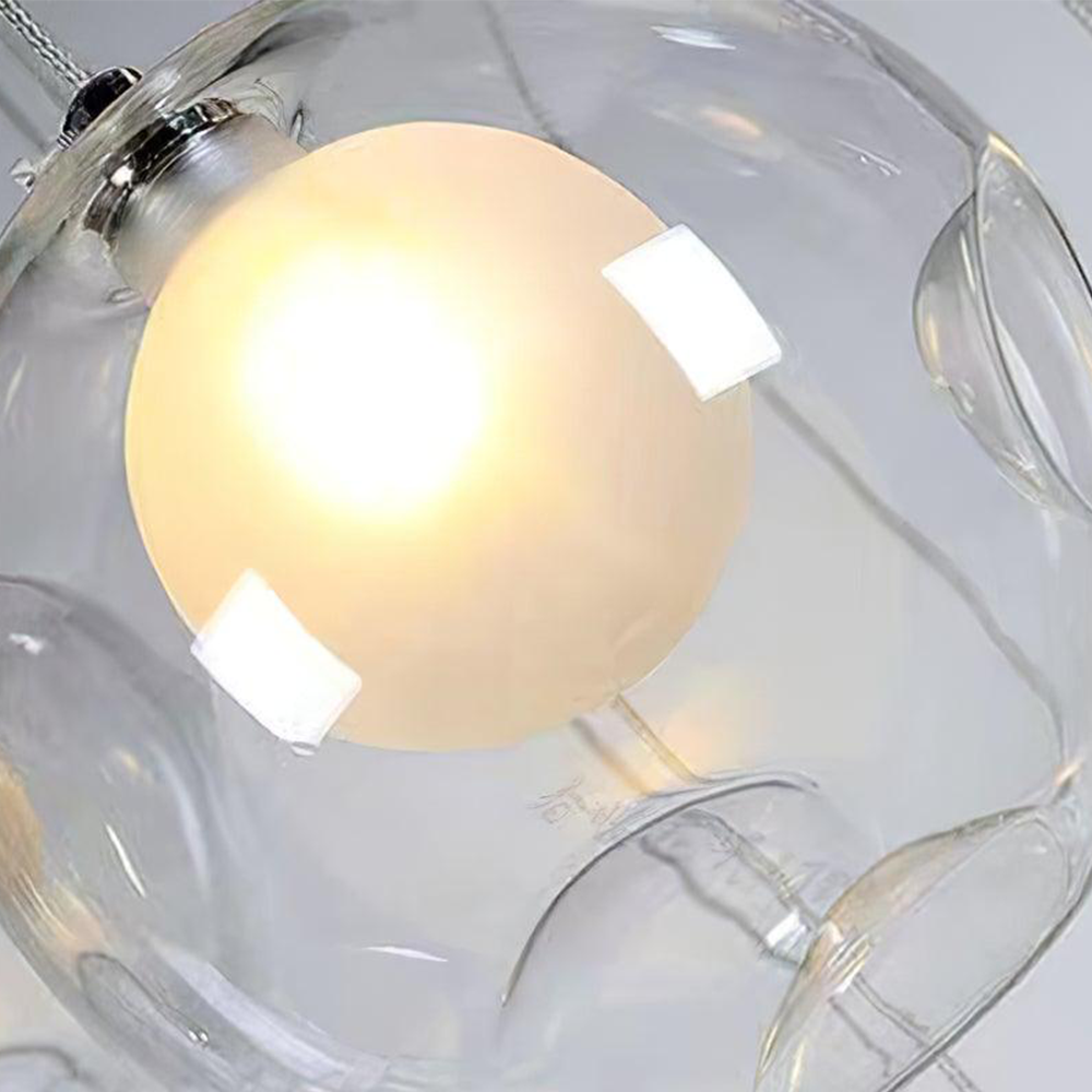 Alana Multi-teste Globo Cluster Chandelier Vetro Sala da Pranzo Soggiorno