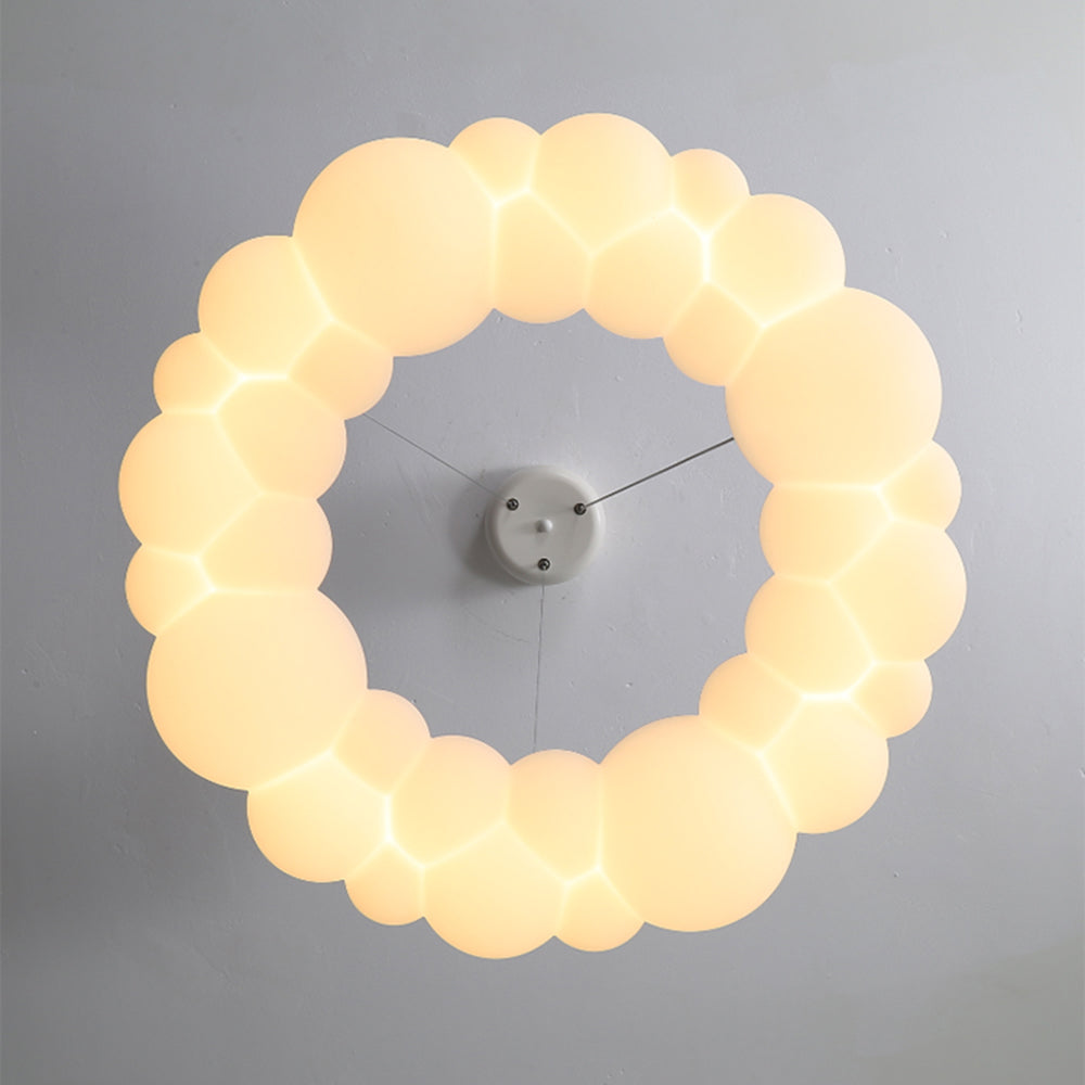 Arisha Moderne LED Plafoniere Telecomando Dimmable Metallo/Acrilico Bianco Soggiorno
