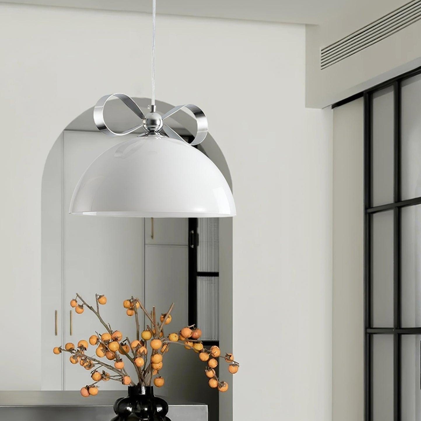 Valentina Vintage Design Metallo Vetro LED Lampade a Sospensione Sala da Pranzo