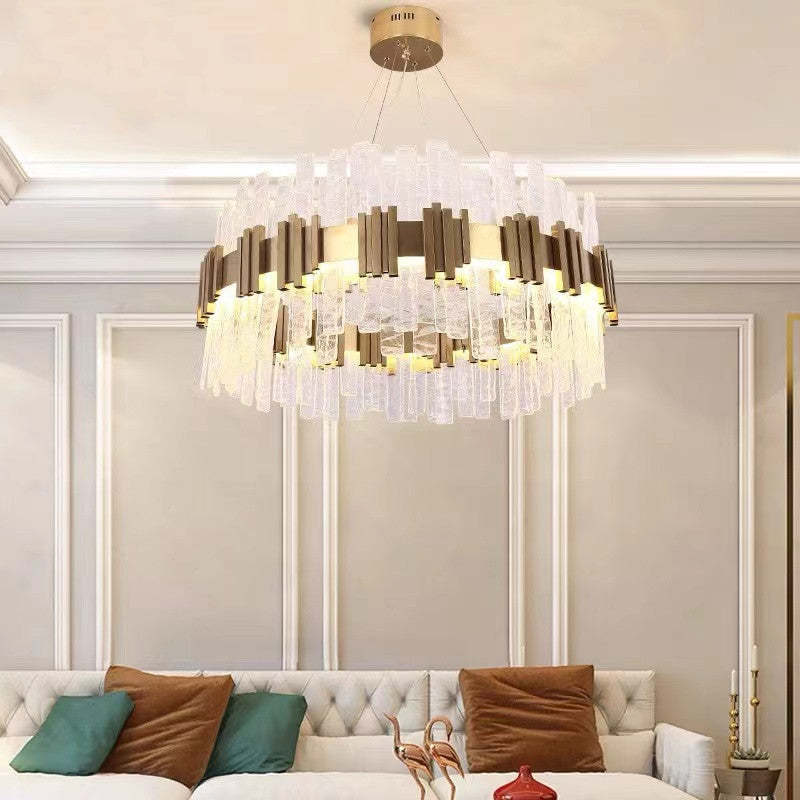 Marilyn Moderno LED Classico Lampadario Metallo Vetro Oro Soggiorno/Camera da Letto