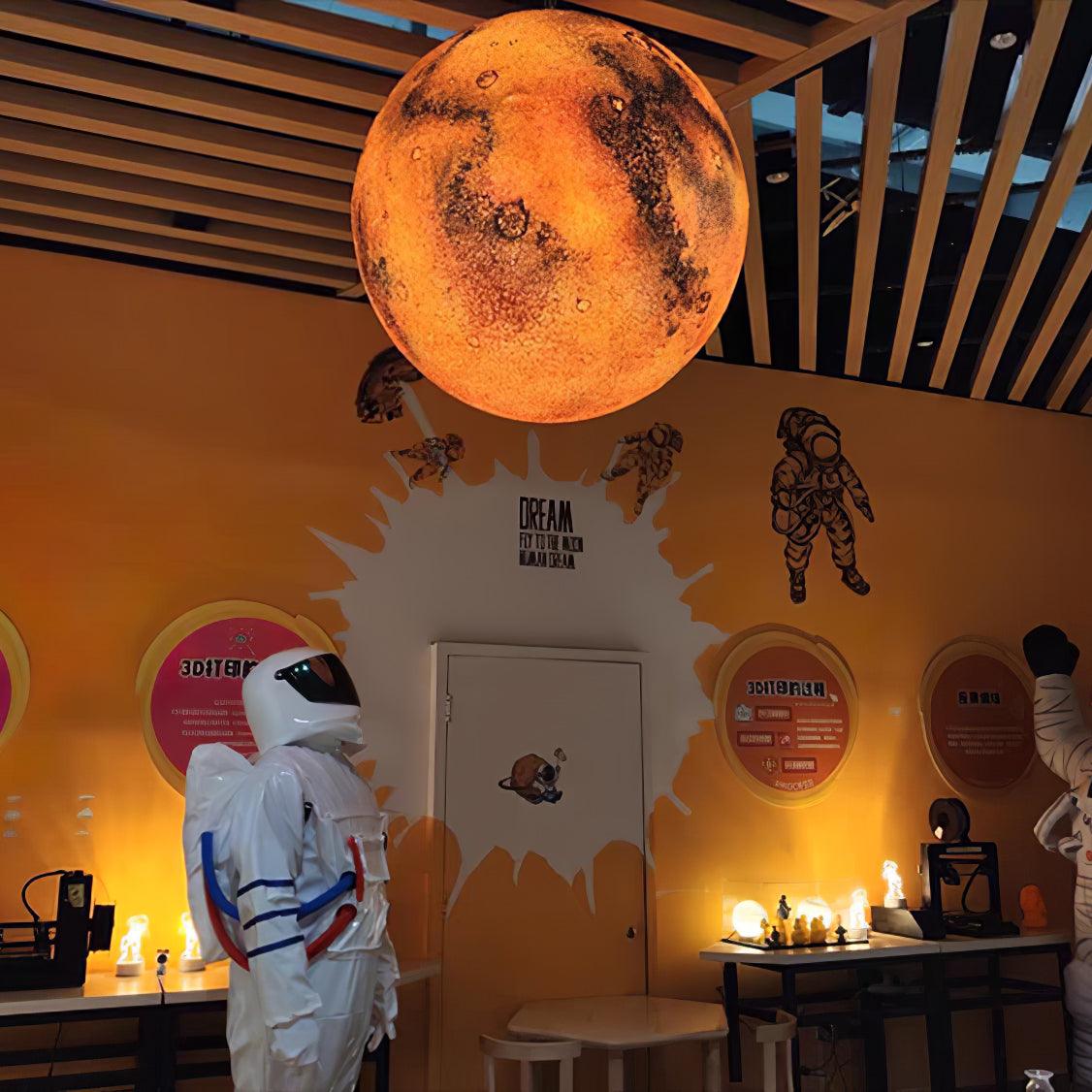 CosmoSphere Planetary Pendant Light - Blowlighting