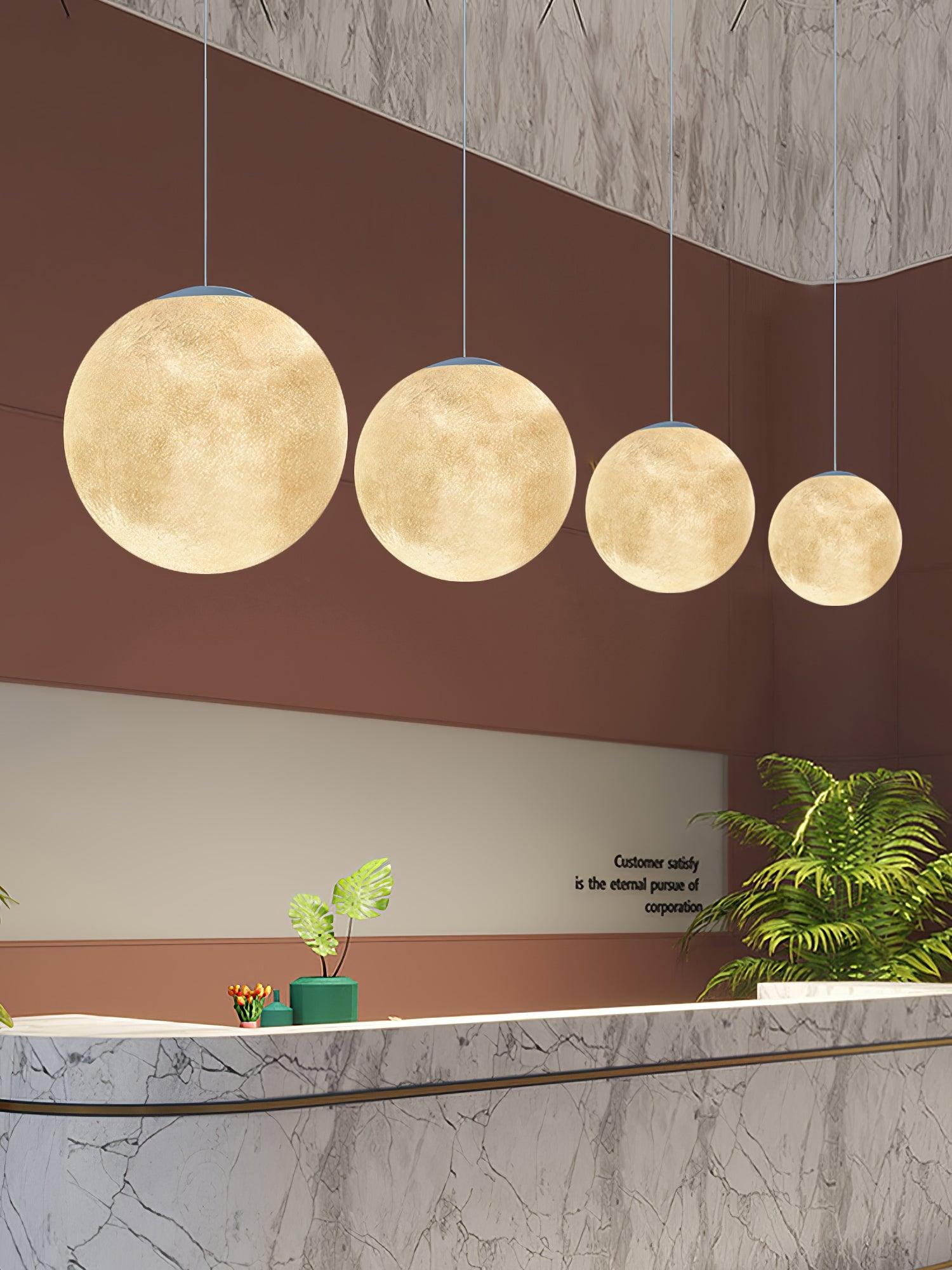 CosmoSphere Planetary Pendant Light - Blowlighting