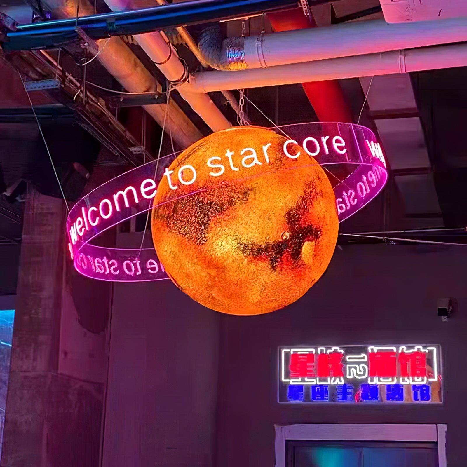 CosmoSphere Planetary Pendant Light - Blowlighting