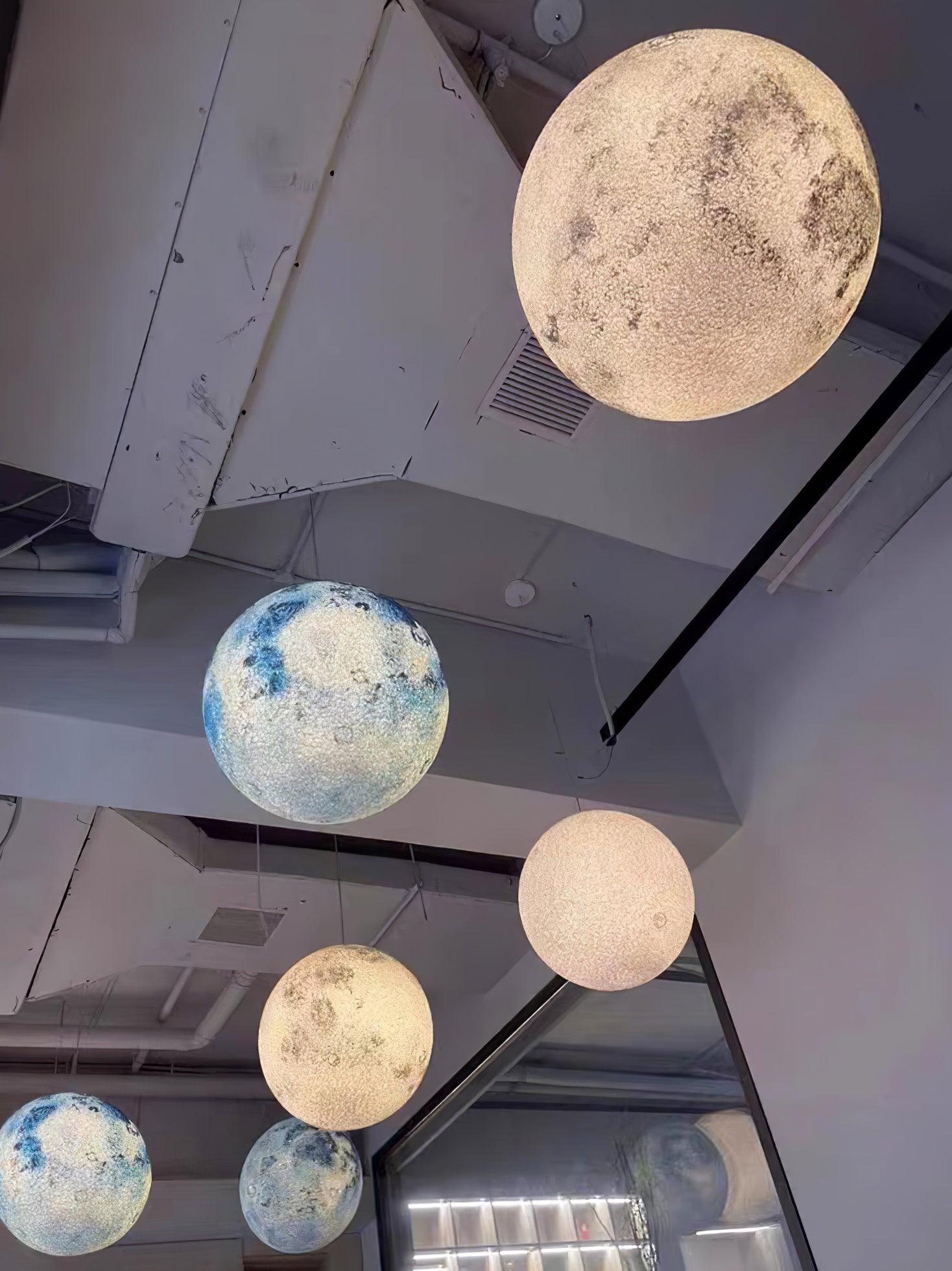 CosmoSphere Planetary Pendant Light - Blowlighting