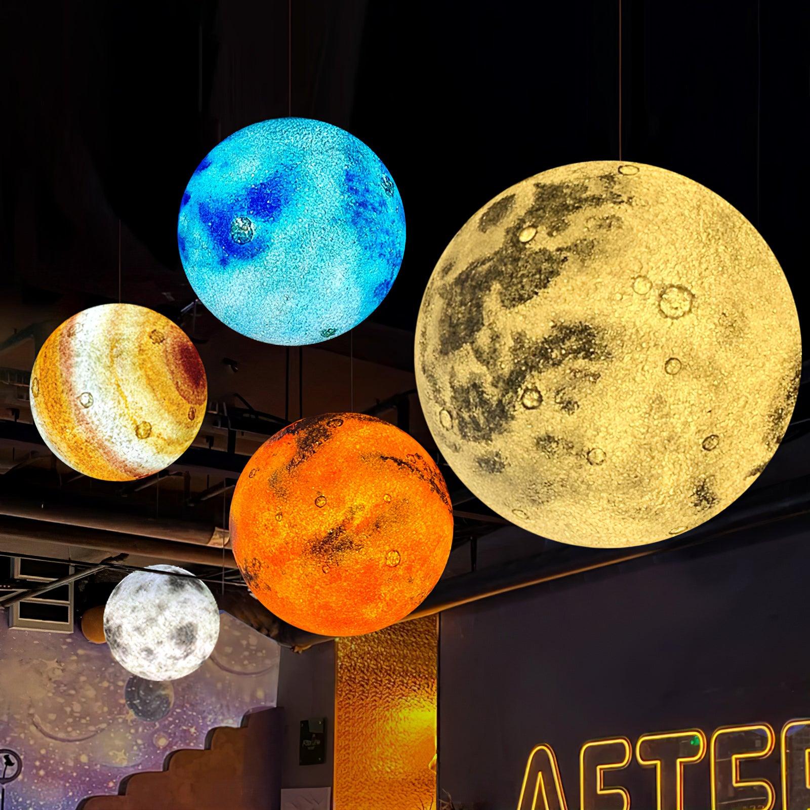 CosmoSphere Planetary Pendant Light - Blowlighting