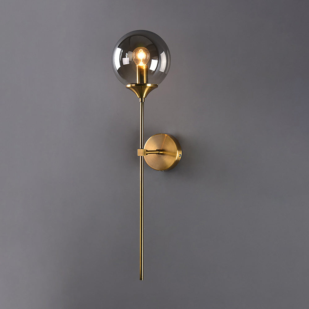 Valentina Moderno LED Unico Sfera Semplice Applique Metallo/Vetro Soggiorno/Camera da Letto