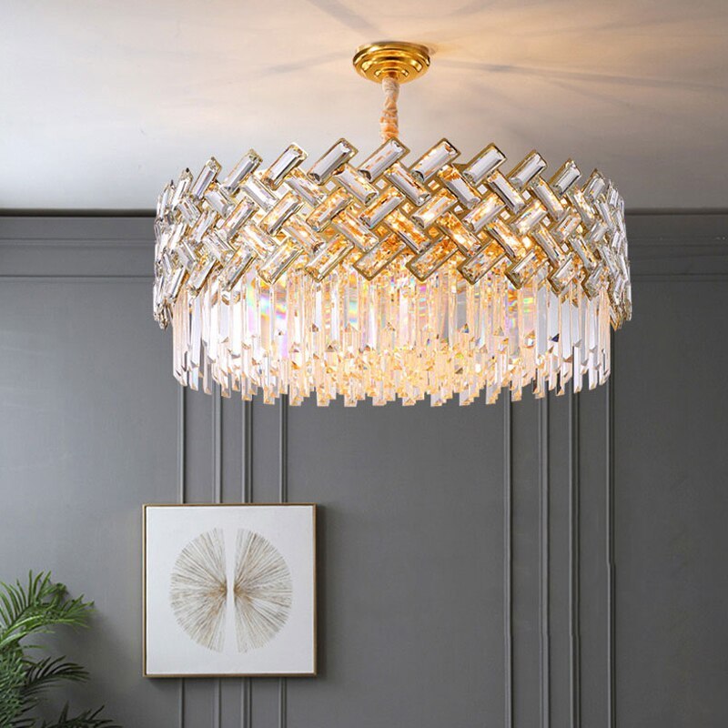 Marilyn Lusso LED Oro Moderni Lampade a Sospensione Cristallo Metallo Soggiorno/Camera da Letto
