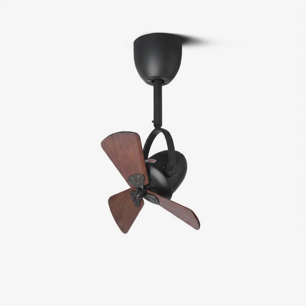 Ventilatore da soffitto articolato Orville nel colore Legno Noce