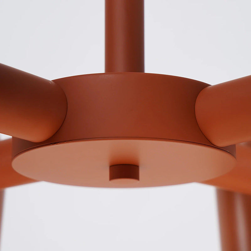 Felix Insolito LED Lampada a Sospensione Metallo Acrilico Nero/Grigio/Arancio Forma a Sala da Pranzo/Soggiorno/Camera da Letto