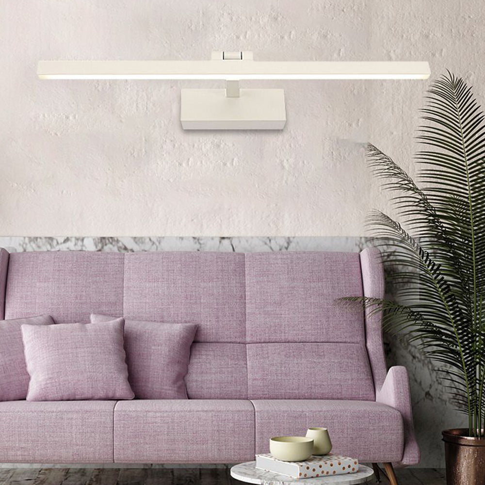 Arisha Moderne Design LED Applique Metallo Nero/Bianco Bagno/Soggiorno