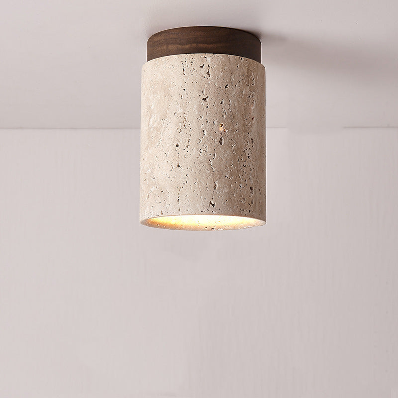 Arisha Retro Pietra Legno Plafoniere Corridoio