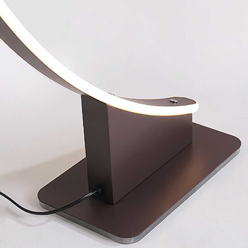 Arisha Lampada da Terra Regolabile Metallo/Silicone Bianco