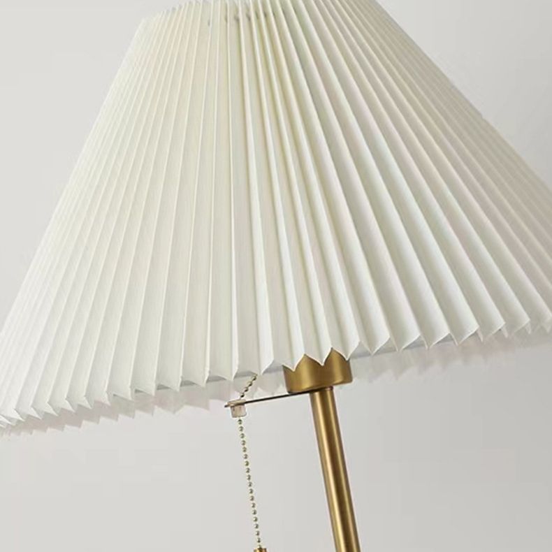 Muto Moderno Minimalista Plissettato Lampade da Terra Metallo Marmo
