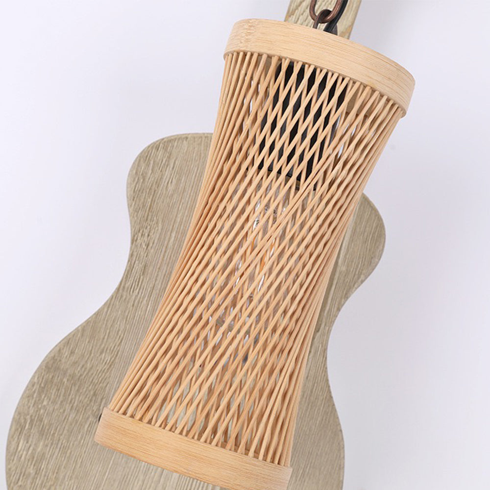 Silva Moderni Design LED Chitarra Applique Metallo Legno  Soggiorno/Camera da Letto