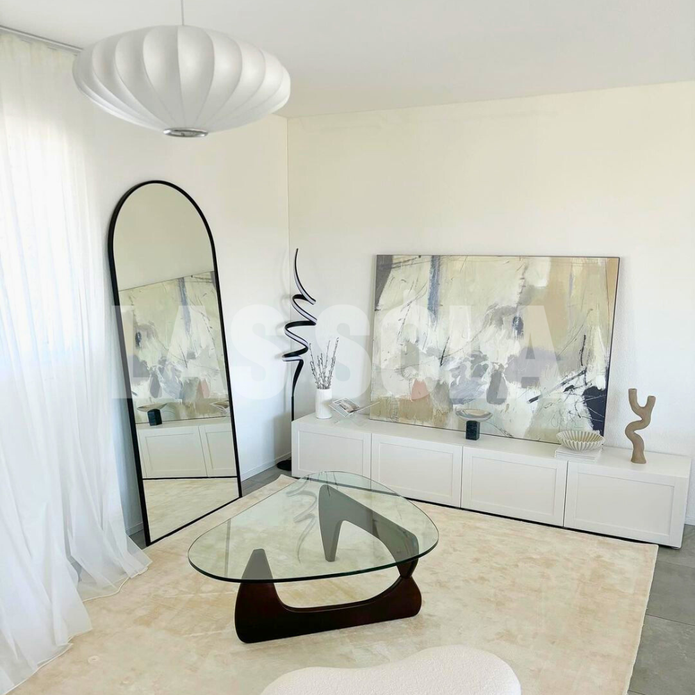 Ritta Design LED Lampada a Sospensione Seta Artificiale Bianco