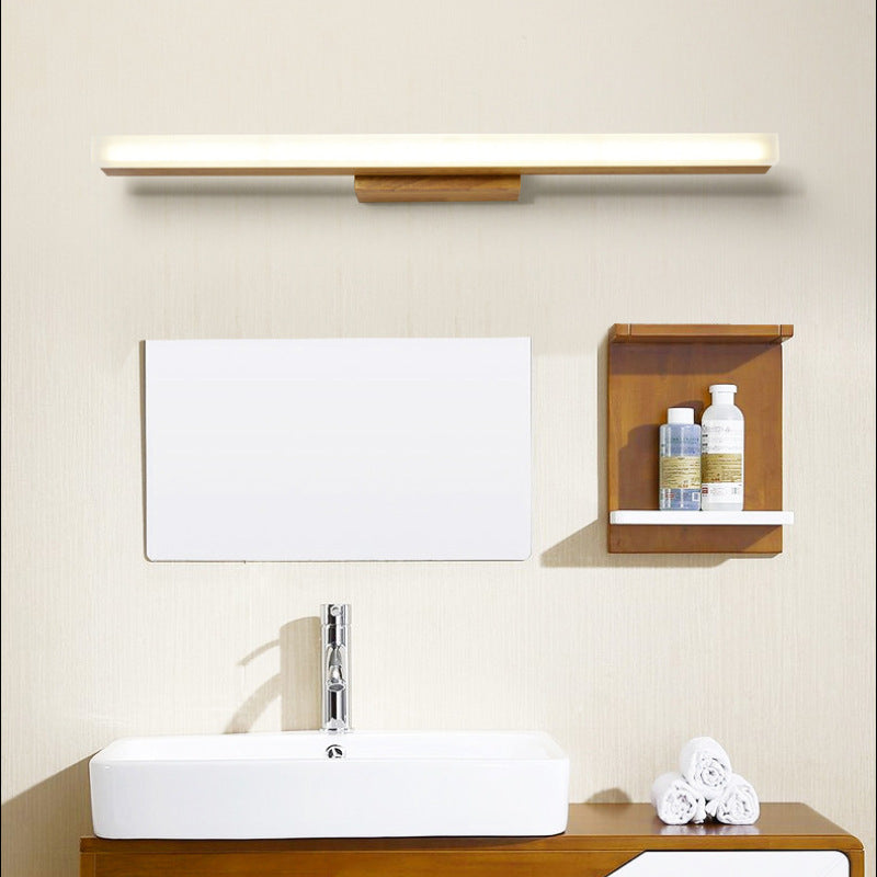 Arisha Moderno Minimalista LED Applique Legno Lineare Bagno/Soggiorno/Camera da Letto