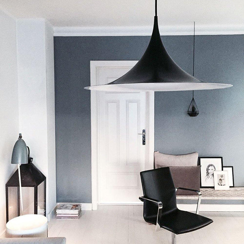 Arisha Moderna LED Minimalismo Classico Lampada a Sospensione Metallo Nero Soggiorno