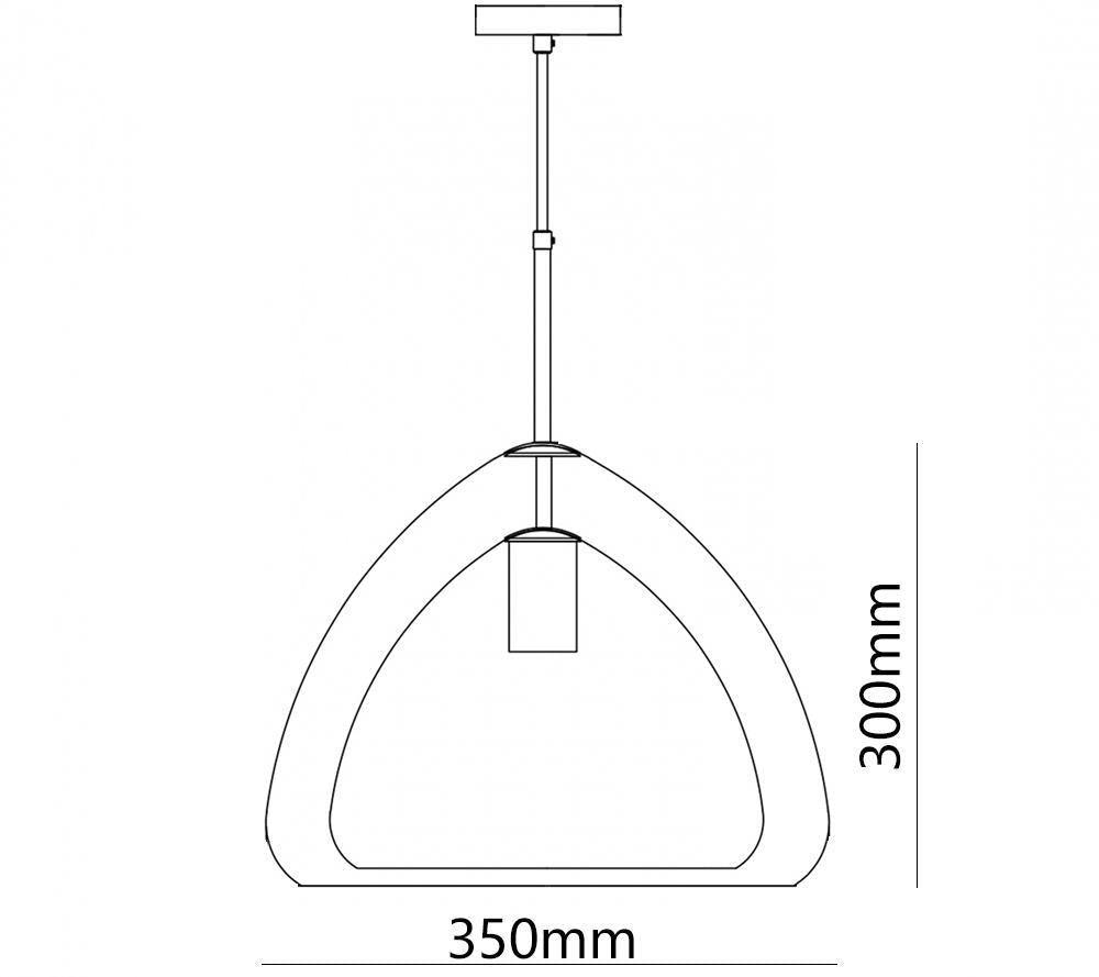 Futuristische Glass Pendant Light - Blowlighting