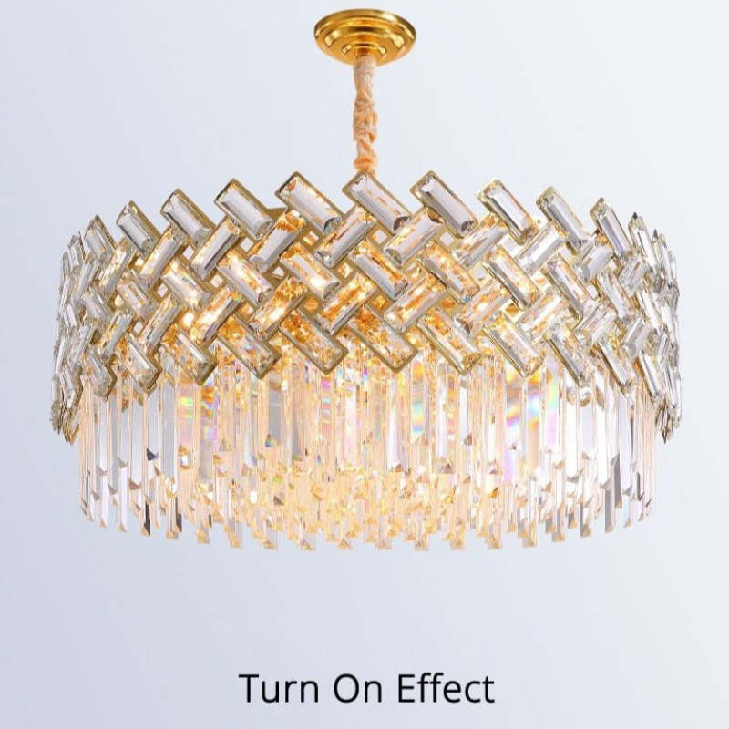Marilyn Lusso LED Oro Moderni Lampade a Sospensione Cristallo Metallo Soggiorno/Camera da Letto