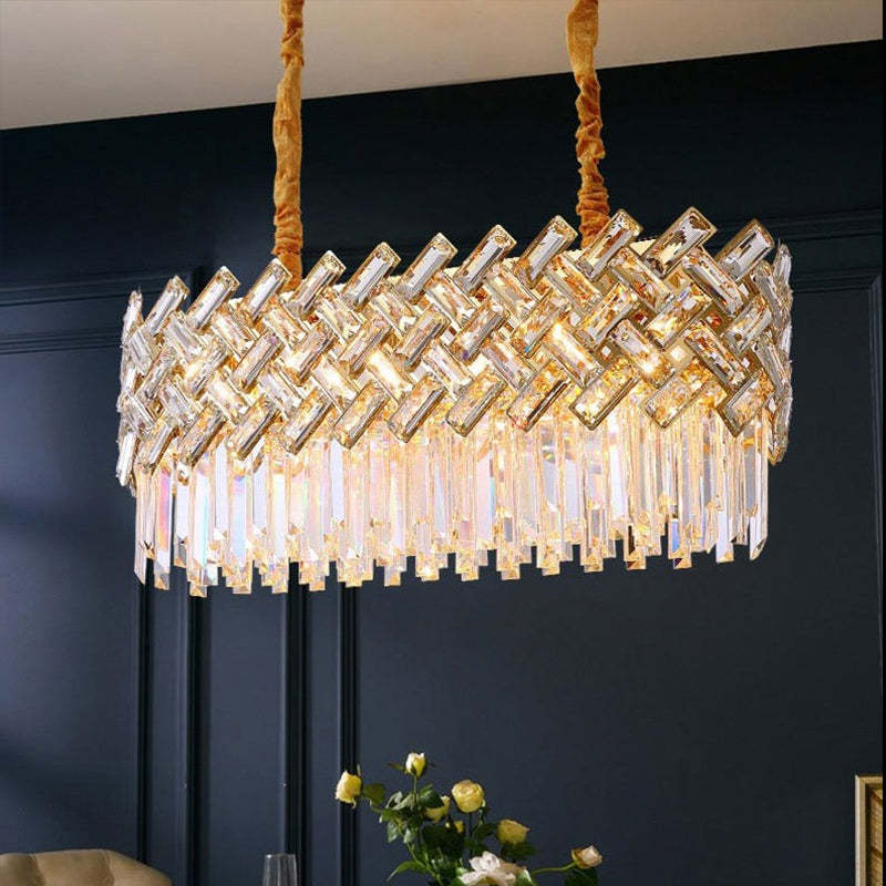 Marilyn Lusso LED Oro Moderni Lampade a Sospensione Cristallo Metallo Soggiorno/Camera da Letto
