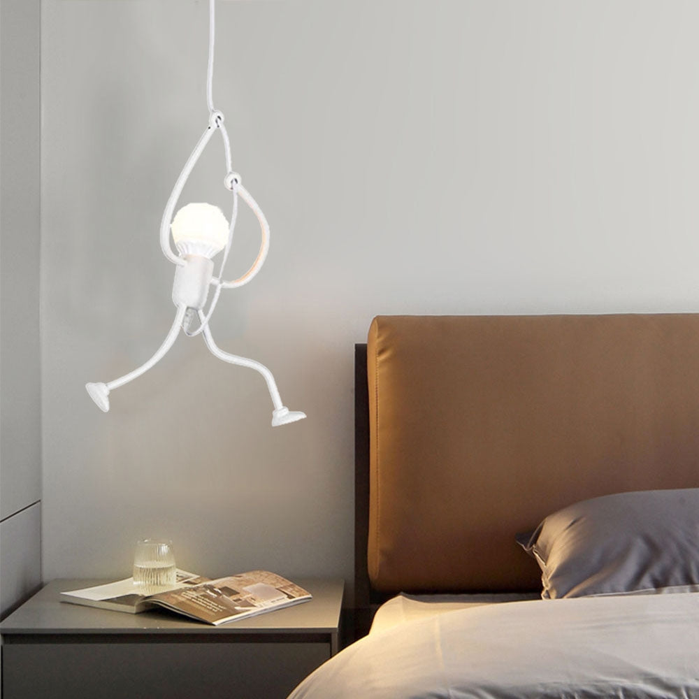 Arisha LED Ferro Speciale Design Uomo Lampada a Sospensione
