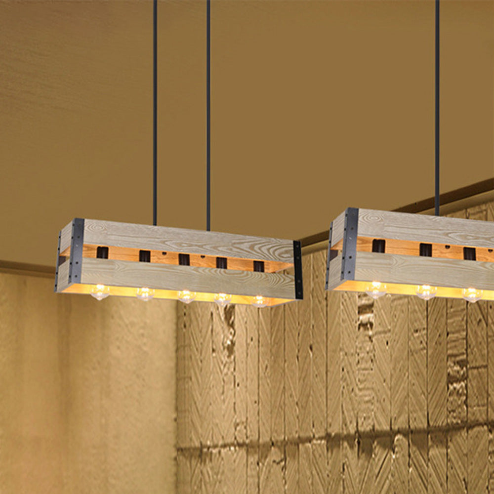 Silva Moderni LED Lampade a sospensione Metallo/Legno Soggiorno/Camera da Letto
